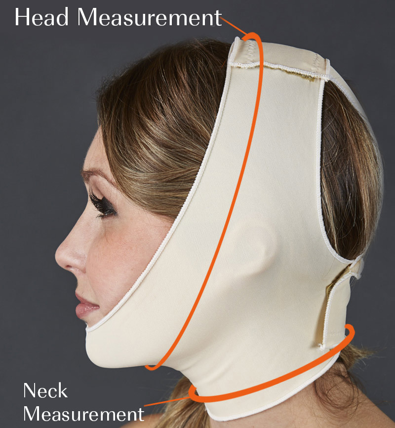 Caromed Face Lift Bandage | Face Lift Compression Mask | Angelmed