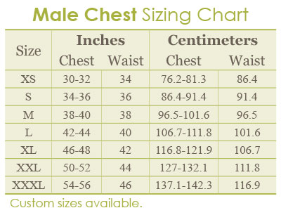 Men S Chest Size Conversion Chart | My XXX Hot Girl