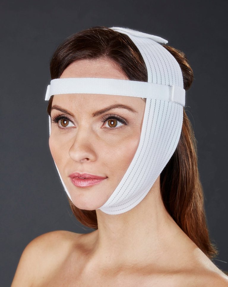 Caromed Head and Neck PostOp Compression Face Surgery Garments