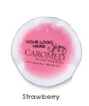 Strawberry Caromed 4in. dia. Cold Pack with Fabric Back